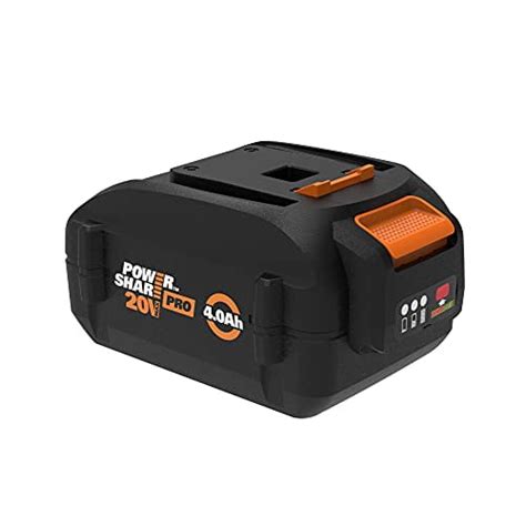 Worx Wa3012 20v Power Share Pro 40ah Lithium Ion High Capacity Battery