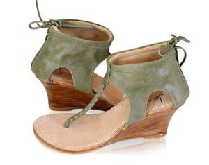 Olive Green Sandals - CraftySandals.com