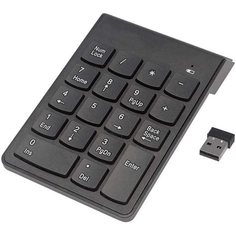 Mini clavier numérique sans fil pavé 18 touches USB 2 4GHz pièce