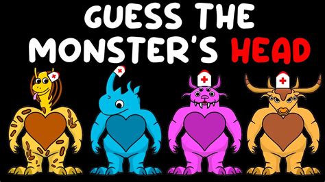 Guess The Monsters Head 2 Garten Of Banban 4 L Chewy Chuck L Happy Frank L Mrsfluffy Youtube