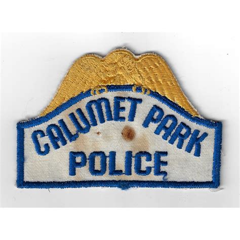 United States Calumet Park Police Cloth Patch