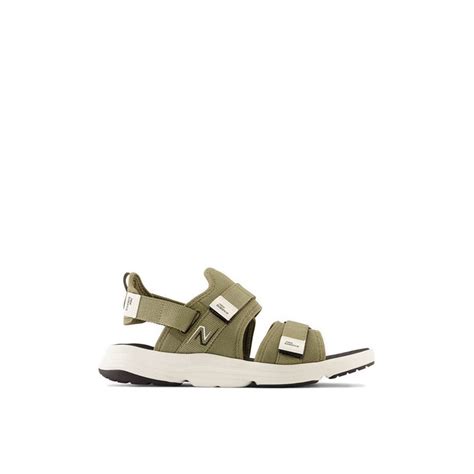 New Balance Sdl750 Men Sandals Dark Green Shopee Philippines