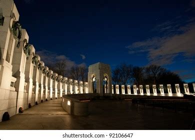 World War Ii Memorial Night Stock Photo 92106647 | Shutterstock