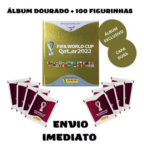 Lbum Copa Capa Dourado Exclusivo Figurinhas Parcelamento