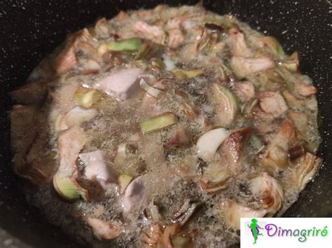 spezzatino di pollo ai carciofi - Dimagriro.it