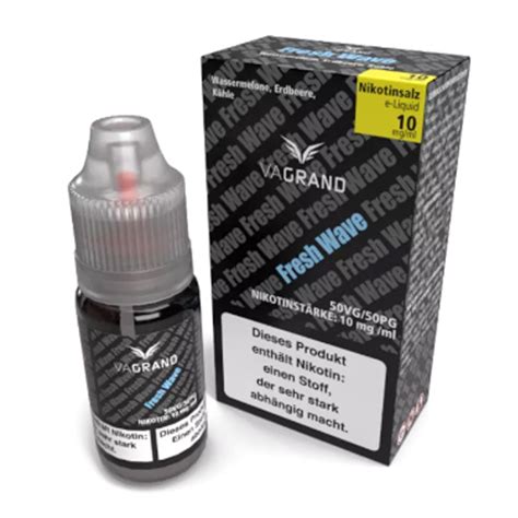 Fresh Wave Vagrand Nikotinsalz Liquid 10ml Fruchtmix Aus Erdbeere Und