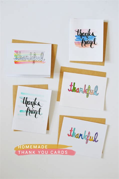 diy: homemade thank you cards | CAKIES | Bloglovin’