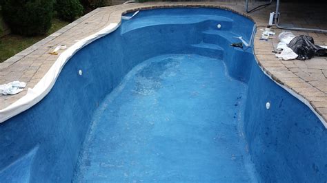 First Canadian Fiberglass Pool Refinished With Ecofinish Aquabright — Canada Pool Coating