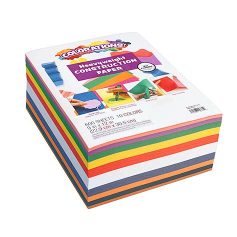 Colorations® Construction Paper Smart Pack 9x12 600 Sheets