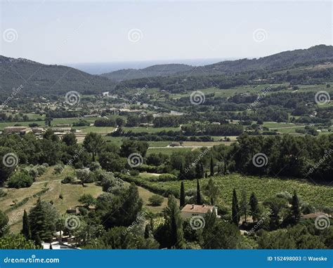 The French Village Of Le Castellet Stock Image Image Of Mountain