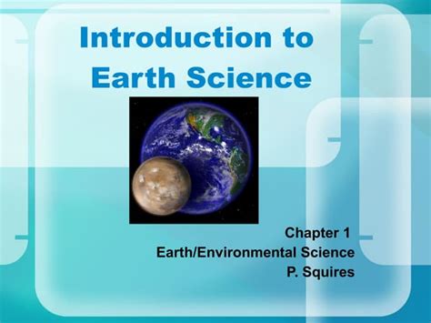 Introduction To Earth Science Ppt