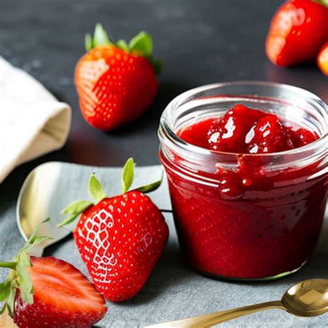 Easy Strawberry Jam Just 3 Ingredients No Pectin Living Smart And