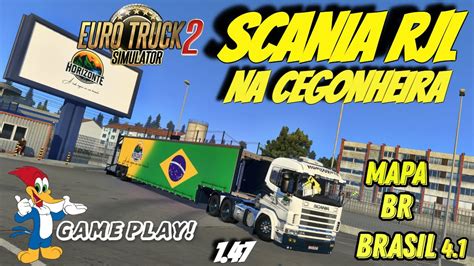 Scania Rjl Na Cegonheira Horizonte Vtc Mapa Br Brasil Ets