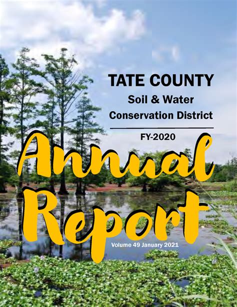 Newsletters Info TATE COUNTY SOIL AND WATER CONSERVATION DISTRICT