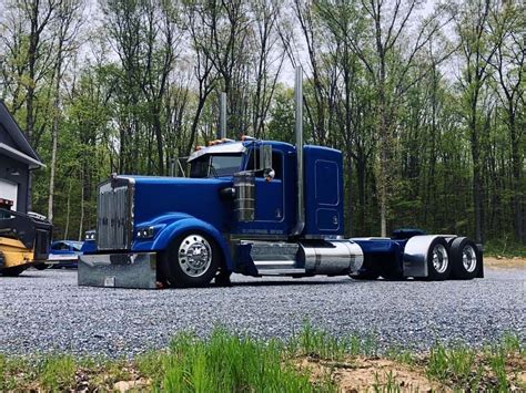 Longhoodcentral On Instagram “flat Top W9’s ️ Kenworth Kenworthw900l Low Large Clean