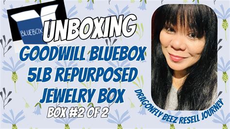 6 25 23 Goodwill BlueBox 5lb Repurposed Jewelry UNBOXING Box 2 Of 2