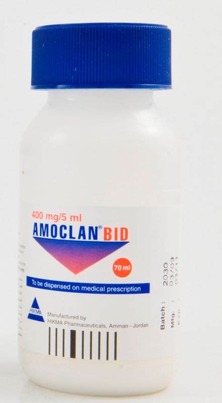 Medica Rcp Amoclan Bid Suspension 457mg Indications Side Effects