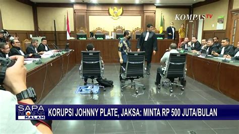 Bantah Dakwaan Jaksa Johnny G Plate Saya Akan Buktikan Video