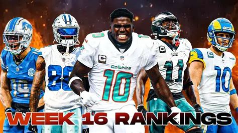 Fantasy Football Wide Receiver Rankings Week