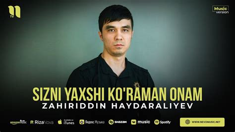 Zahiriddin Haydaraliyev Sizni Yaxshi Ko Raman Onam Audio 2023 YouTube