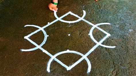 Gokulastami Villaku Kolam 5 1Krishna Janmashtami Muggulu Krishna