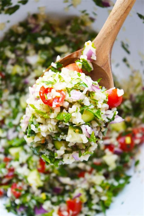 Cauliflower Tabbouleh Recipe The Gracious Pantry