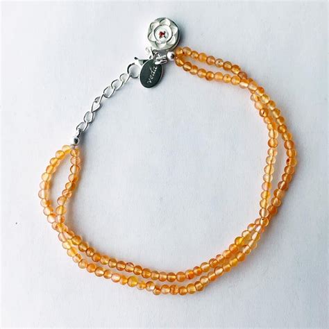 Veda Collection Carnelian And Sacral Chakra Bracelet Asia West