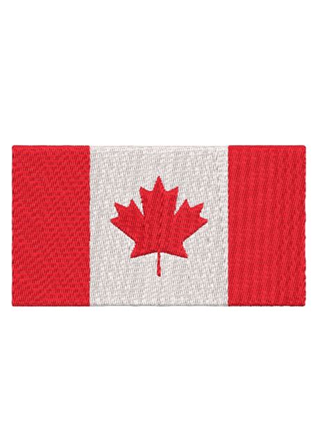 Canada Flag Embroidery Digital File Multiple Sizes And Formats Etsy