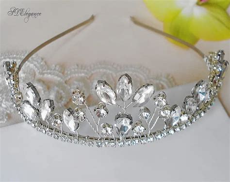 Swarovski Tiara Crystal Headpiece Diamond Bridal Tiara Crystal Crown