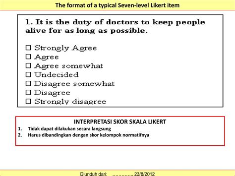 Skala Likert 4 Mata Pengertian Skala Likert Rumus Tabel Dan Cara