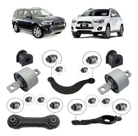 Kit 16 Buchas Suspensão Traseira Mitsubishi Asx Ano 11 2012 Frete grátis