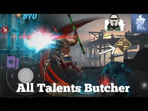 Shadow Fight Arena All Talents Butcher Against Boomers In Ranked