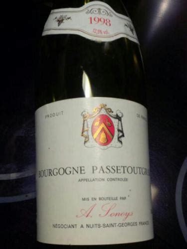 A Sonoys Bourgogne Passetoutgrains Vivino Australia