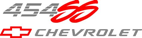 Chevrolet 454 Ss Logo In Png Svg Vector Format Free Download