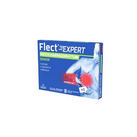 GENEVRIER Flect Expert 5 Patchs Harpagophytum Senior Parapharmacie