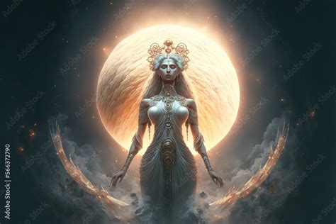 The Goddess Of The Moon Goddesses Series Moon Goddess Background