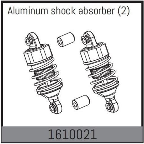 RC Fahrzeug Zubehör und Ersatzteile Aluminum shock absorber 2