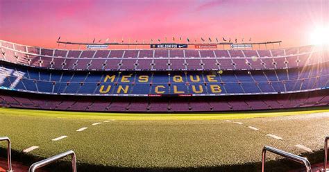 Primer Estadio Con Cobertura 5g Camp Nou Del Fc Barcelona