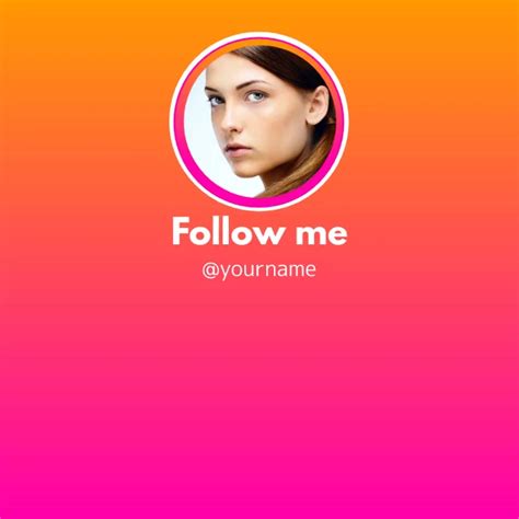 Follow Us On Instagram Template Postermywall