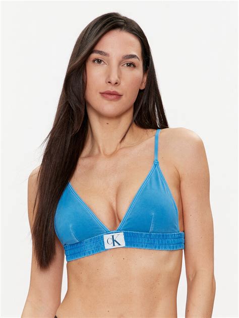 Calvin Klein Swimwear G Ra Od Bikini Kw Kw Niebieski Modivo Pl