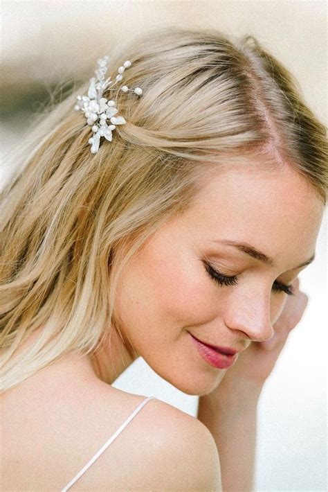 Braut Haarkamm Boho Haarschmuck für Hochzeit mit Blättern Eden