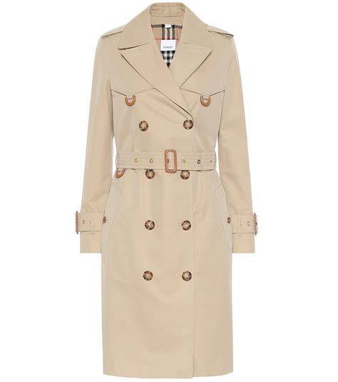 Burberry Islington Gabardine Trench Coat In Natural Lyst