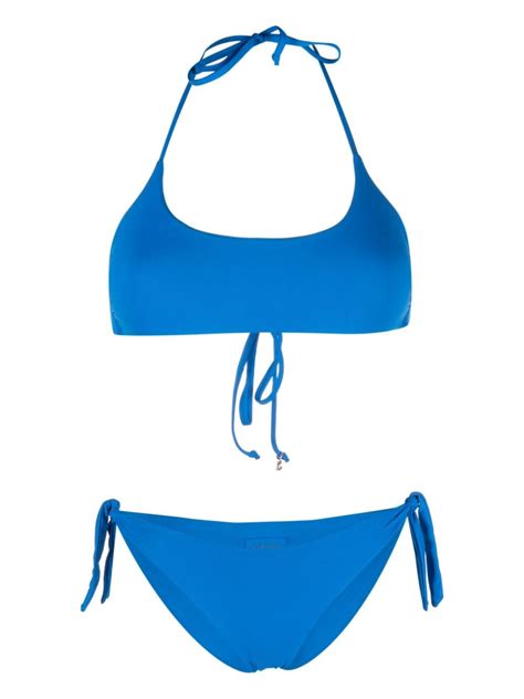 Fisico Self Tie Bikini Set Blue 355 00 Closer