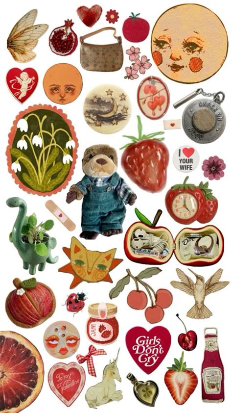 Collage Stickers Scrapbook Printing Scrapbook Stickers Printable