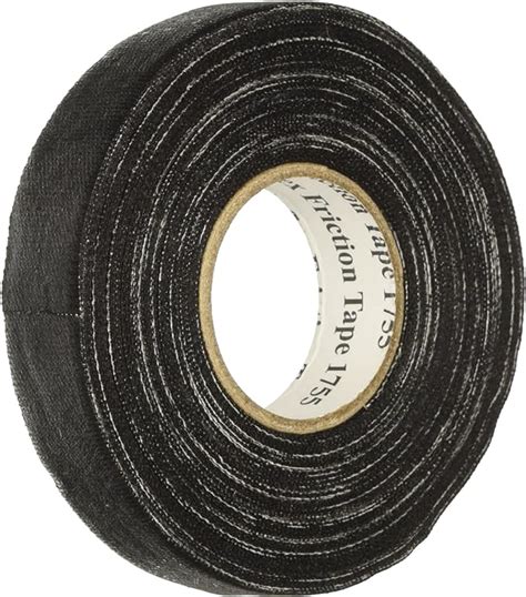 Amazon 3M TEMFLEX COTTON FRICTION TAPE 1755 3 4 IN X 60 FT BLACK