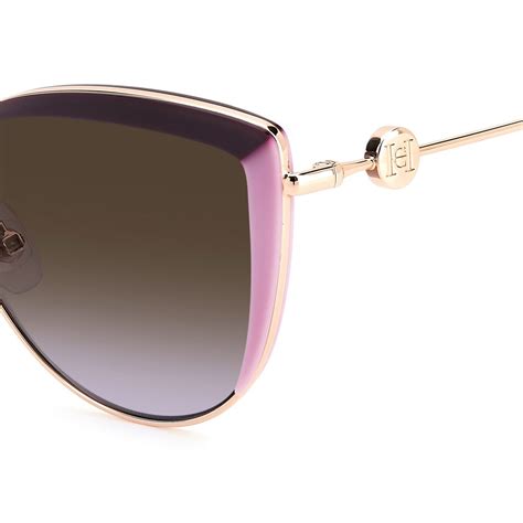 Carolina Herrera Her S Ry Qr Violet Lilac Sunglasses Woman