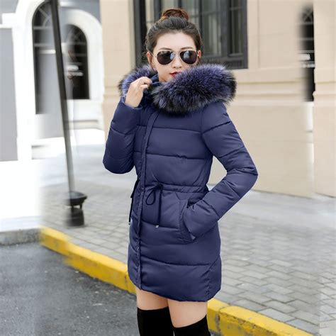 Parka Con Capucha De Largo Medio Para Mujer Chaquetas De Invierno Con