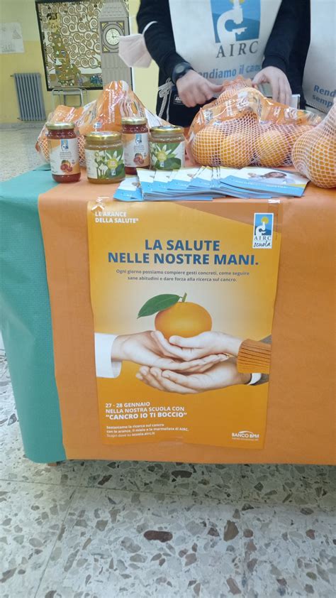 Iniziativa Di Vendita Solidale Le Arance Della Salute Cancro Io Ti