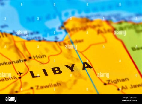 Libya Map Hi Res Stock Photography And Images Alamy