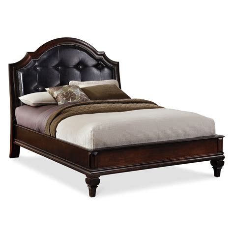 Manhattan Queen Bed Cherry American Signature Furniture